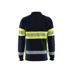 Inherent multi-standard long-sleeve pique Polo shirt Blaklader image-3