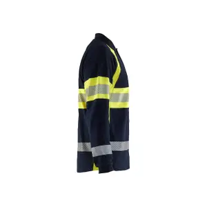 Inherent multi-standard long-sleeve pique Polo shirt Blaklader image-1