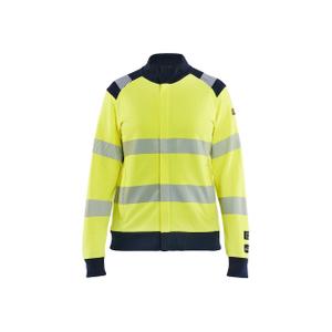 347117623389-3471-women-s-multinorm-zipped-sweatshirt-blaklader-yellow-navy