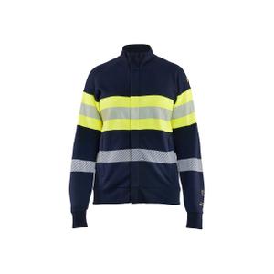 347217628933-3472-women-s-multinorm-zipped-sweatshirt-blaklader-navy-yellow