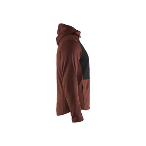 Zip-up hooded sweatshirt Blaklader Burned image-2