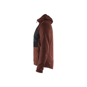Zip-up hooded sweatshirt Blaklader Burned image-3
