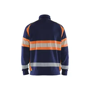 Zip-up sweatshirt Blaklader Hi-Vis image-4