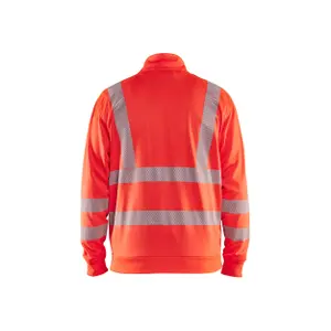 High-visibility zip-up sweatshirt Blaklader image-3