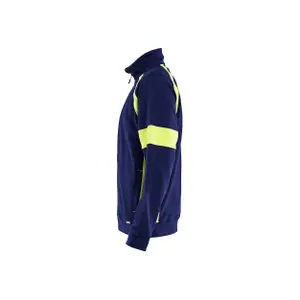 High-visibility zip-up sweatshirt Blaklader image-2