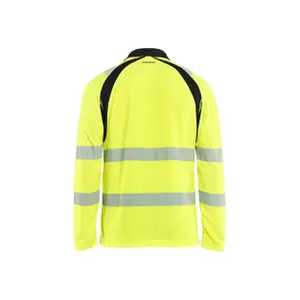 Long sleeve high visibility UV protection polo Blaklader image-1