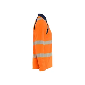 Polo maches longues haute visibilité anti-UV Blaklader image-2