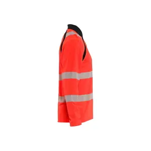 Long sleeve high visibility UV protection polo Blaklader image-2