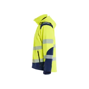 High visibility waterproof jacket Blaklader image-4