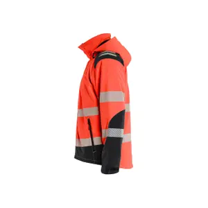 High visibility waterproof jacket Blaklader image-4