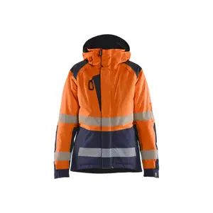 Women's waterproof jacket Blaklader Hi-Vis image-0
