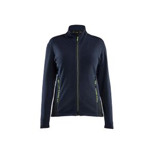 476610108633-4766-microfleecejack-voor-dames-blaklader-donker-marine-geel