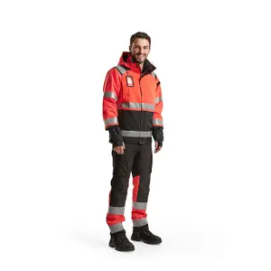 Reflective hardshell stretch 2d jacket Blaklader image-4