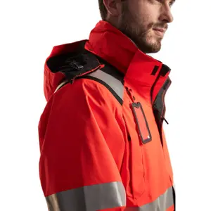 Reflective hardshell stretch 2d jacket Blaklader image-5