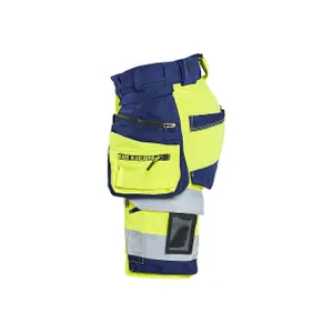 Short high visibility 4D stretch for women Blaklader image-2