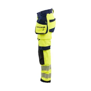 4D stretch high visibility women's trousers Blaklader image-2