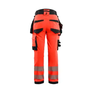 4D stretch high visibility women's trousers Blaklader image-3