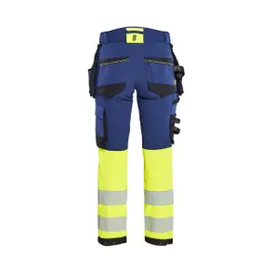 4D stretch high visibility women's trousers Blaklader image-3