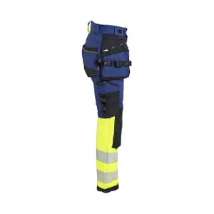 4D stretch high visibility women's trousers Blaklader image-1