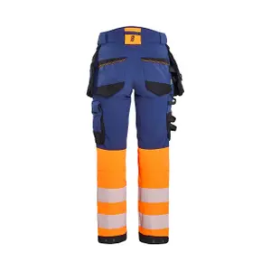4D stretch high visibility women's trousers Blaklader image-3