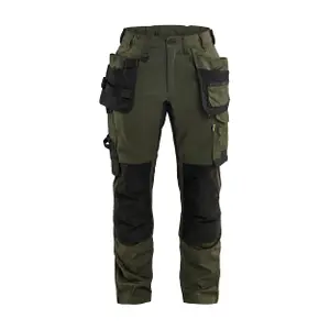 Women's stretch 2D artisan trousers with floating pockets Blaklader image-0