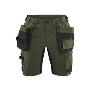 Short stretch 2D with floating pockets for women Blaklader image-0