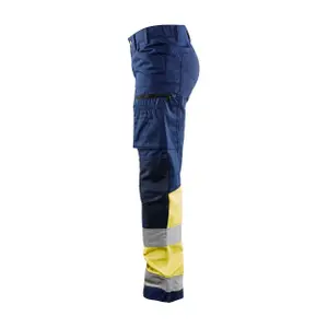 Women's high-visibility stretch work Trousers Blaklader image-3