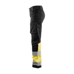 Women's high-visibility stretch work Trousers Blaklader image-3
