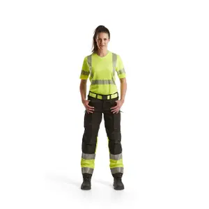 Women's high-visibility stretch work Trousers Blaklader image-1