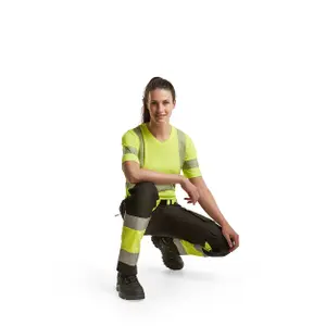 Women's high-visibility stretch work Trousers Blaklader image-5