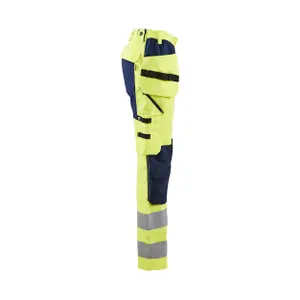 Women's high-visibility +stretch work Trousers Blaklader image-3