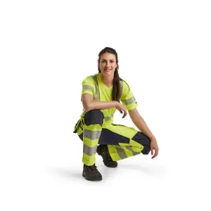Women's high-visibility +stretch work Trousers Blaklader image-2