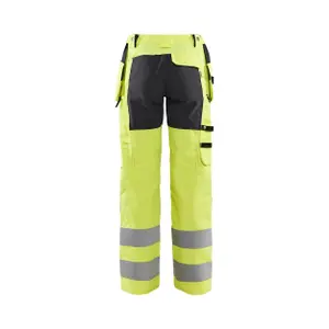 Women's high-visibility +stretch work Trousers Blaklader image-4
