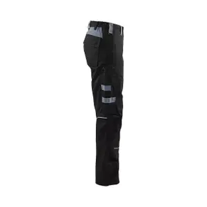 Women’s stretch trousers with floating pockets Blaklader image-1