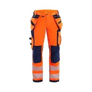 Women's stretch work Trousers Blaklader Hivis 4way Stretch image-0