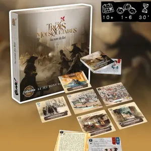 Brætspil BLAM! - De 3 Musketerer: I kongens navn - Cartaventura image-6