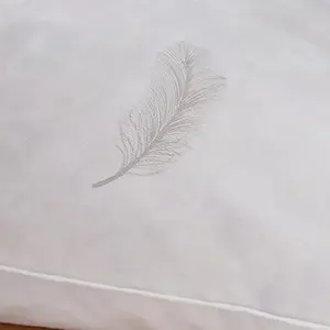Set of 2 natural range real feather pillows Blanrêve Prestige image-1