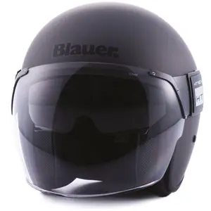 Jet-Motorradhelm Blauer POD uni image-0