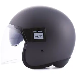 Jet-Motorradhelm Blauer POD uni image-1