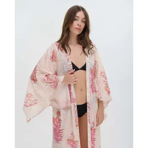 Long Sleeve Kimono Women Ble Resort Collection image-2