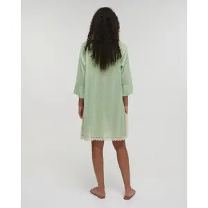3/4-Ärmel Kurz-Caftan Damen Ble Resort Collection image-1