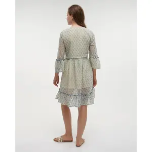 Robe curta mangas 3/4 mulher Ble Resort Collection image-1