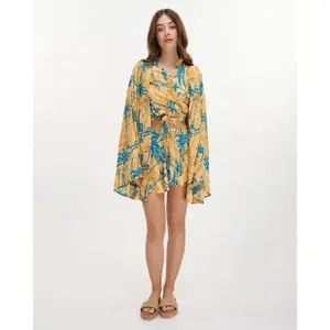 Women's Kimono Ble Resort Collection Palms image-1