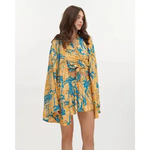 Women's Kimono Ble Resort Collection Palms image-2