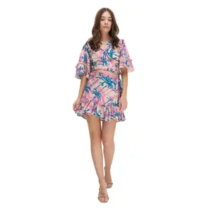 Blusa feminina Ble Resort Collection Palms image-0
