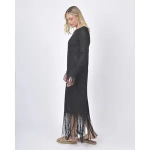 Vestido maxi de manga larga para mujer Ble Resort Collection image-1