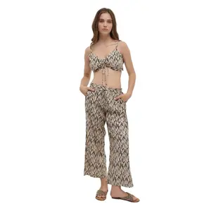 Conjunto de top corto y pantalón mujer Ble Resort Collection