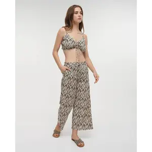 Conjunto de top corto y pantalón mujer Ble Resort Collection image-3