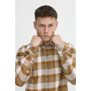 Long-sleeved plaid shirt Blend image-5