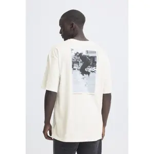 Printed Back T-shirt Blend BHKEATON image-4